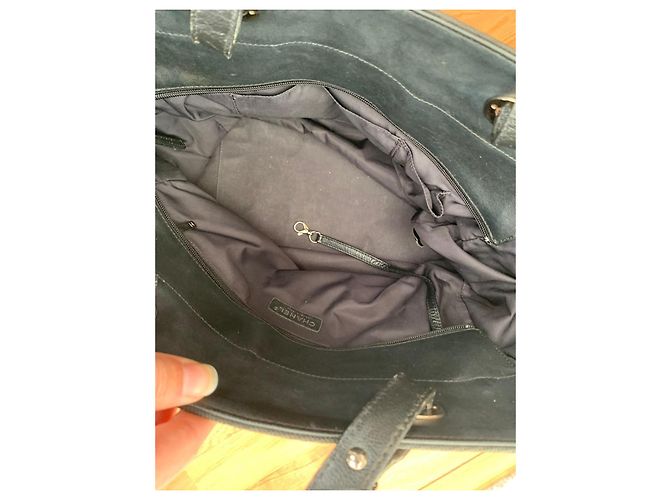 Borsa a mano Chanel Paris Biarritz in pelle nera Nero - vista 8