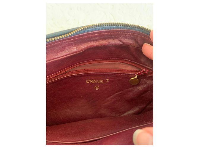 Borsa a tracolla Chanel Camera nera in pelle Nero - vista 11