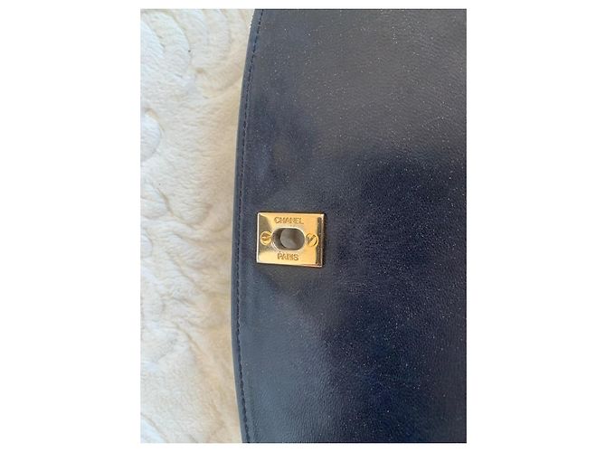 Borsa a tracolla Chanel Camera nera in pelle Nero - vista 9