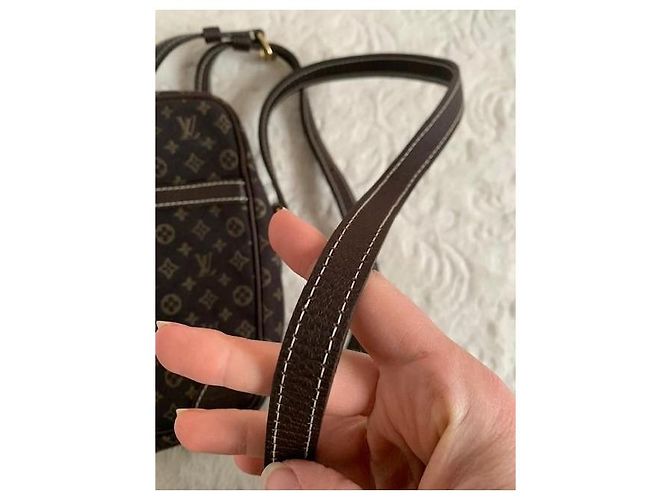 Borsa Louis Vuitton Marrone in Tela - vista 4