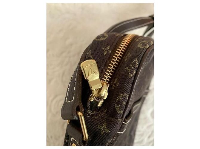 Borsa Louis Vuitton Marrone in Tela - vista 7