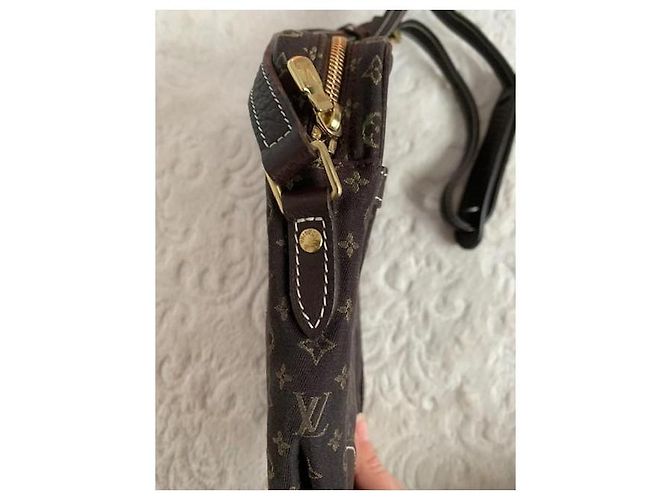 Borsa Louis Vuitton Marrone in Tela - vista 8