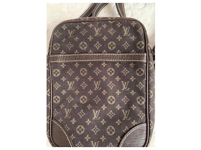 Borsa Louis Vuitton Marrone in Tela - vista 9