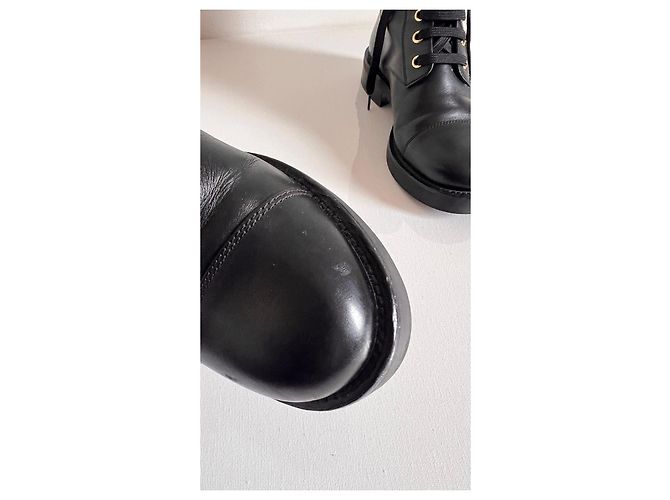 Botas de cuero Wonderland Ranger de Louis Vuitton Negro - vista 6