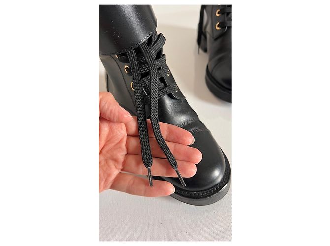 Botas de cuero Wonderland Ranger de Louis Vuitton Negro - vista 7