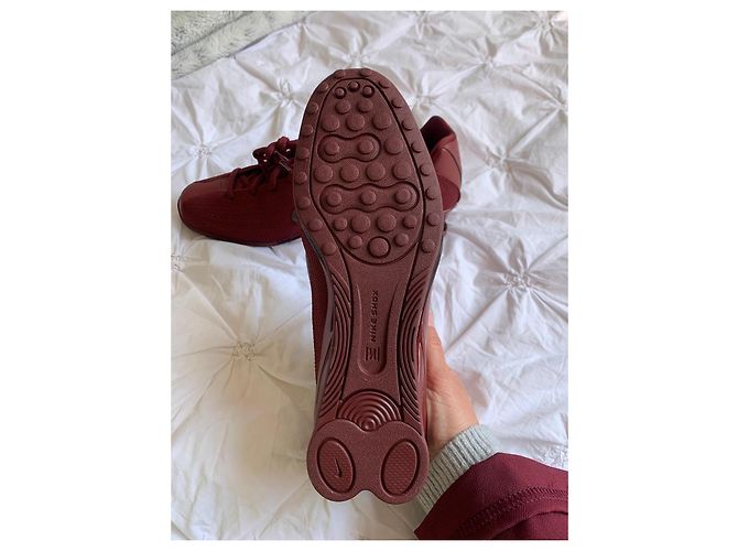 Nike Shox Z Sneaker dunkelrot Stoff Damen Größe 39 - Ansicht 3