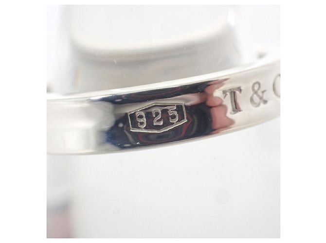 Anello stretto Tiffany & Co. 1837 in argento sterling - vista 3