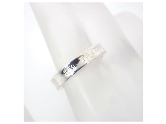 Anello stretto Tiffany & Co. 1837 in argento sterling - vista 7