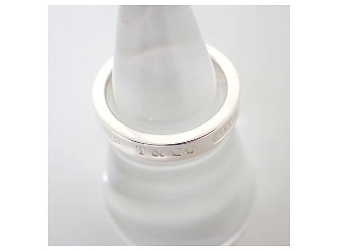 Anello stretto Tiffany & Co. 1837 in argento sterling - vista 9