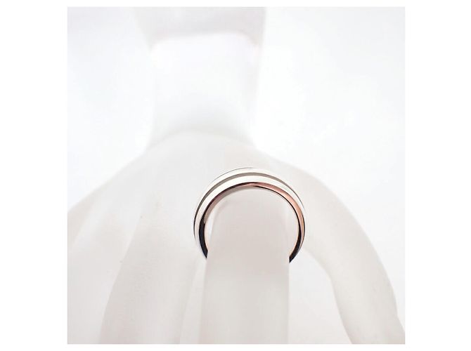 Anello a banda doppia incisa in argento sterling 925 Tiffany & Co. - vista 5