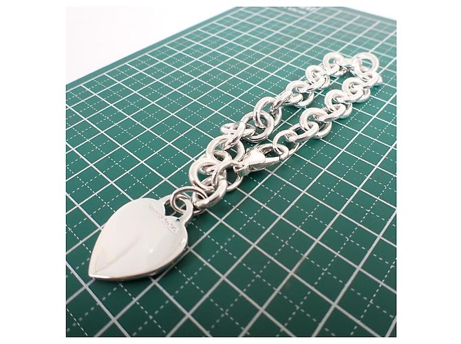 Return to Tiffany Tiffany & Co Bracciale in argento 925 Ritorno a Tiffany con etichetta a forma di cuore - vista 10