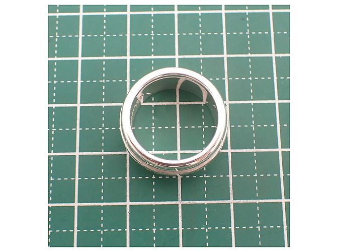 Anello a Doppia Linea in Argento Sterlingo 925 Tiffany & Co. - vista 9