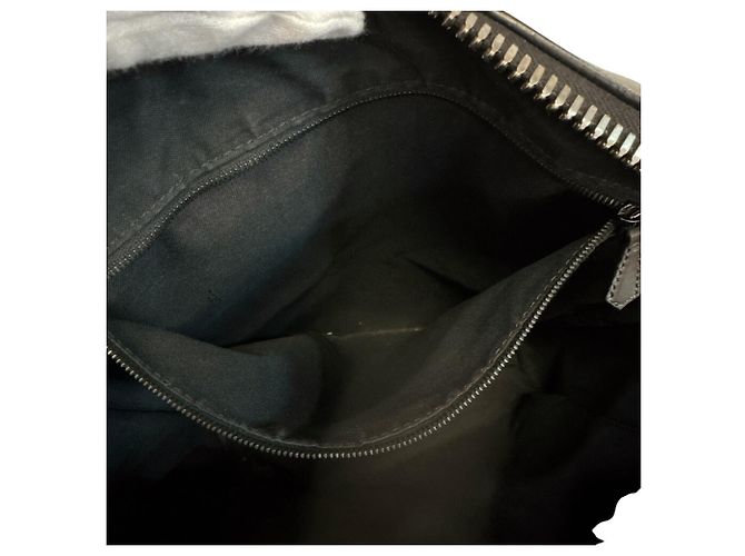 Fendi Gray Leather Backpack Brown - view 9