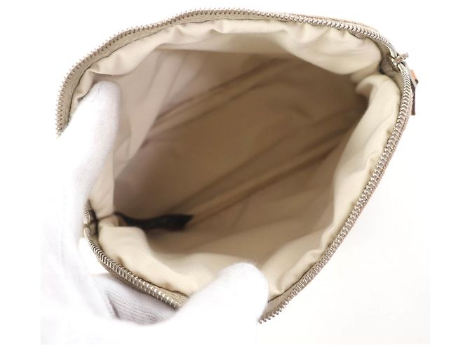 Pochette Bolide PM di Hermès Beige - vista 6