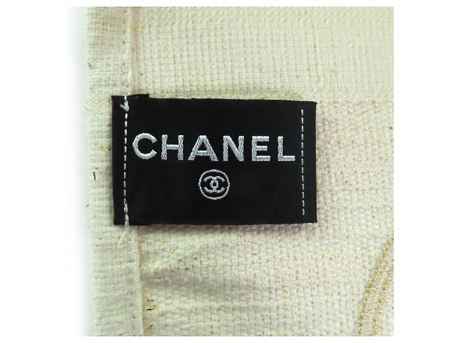 Tappeto in cotone avorio Chanel Crudo - vista 6