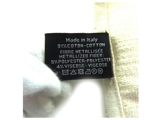 Tappeto in cotone avorio Chanel Crudo - vista 7