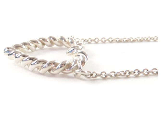 Pendente collana in argento 925 a forma di cuore attorcigliato Tiffany & Co. - vista 5