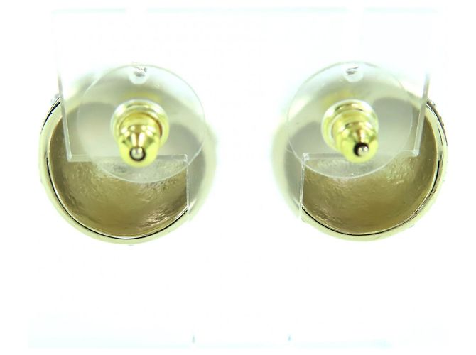 Orecchini a sfera in metallo con motivo a stella e cuore Chanel B25P ABF219 D'oro - vista 4