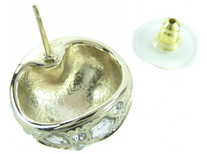 Orecchini a sfera in metallo con motivo a stella e cuore Chanel B25P ABF219 D'oro - vista 5