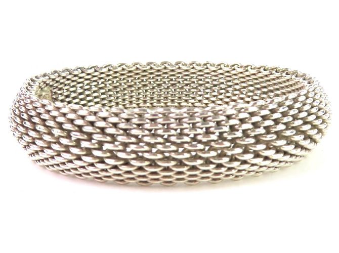 Tiffany & Co Bracciale in rete 925 Tiffany Somerset Argento - vista 4