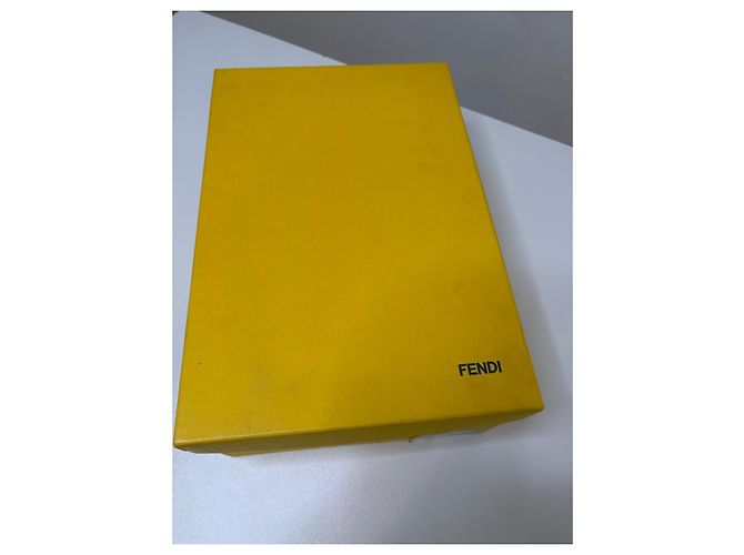 Sandali con Zeppa FENDI Zeppa Zucca – NUOVI – Set Completo Beige Caramello Cammello - vista 10