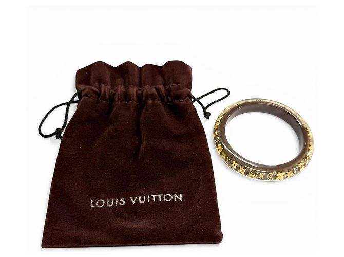 Bracciale Inclusion TPM Monogram M65867 di Louis Vuitton Marrone D'oro - vista 2