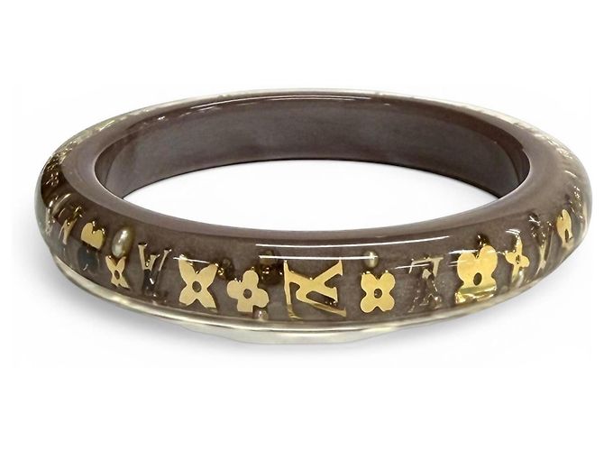 Bracciale Inclusion TPM Monogram M65867 di Louis Vuitton Marrone D'oro - vista 5