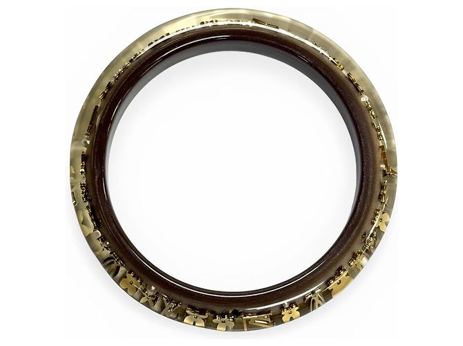 Bracciale Inclusion TPM Monogram M65867 di Louis Vuitton Marrone D'oro - vista 6