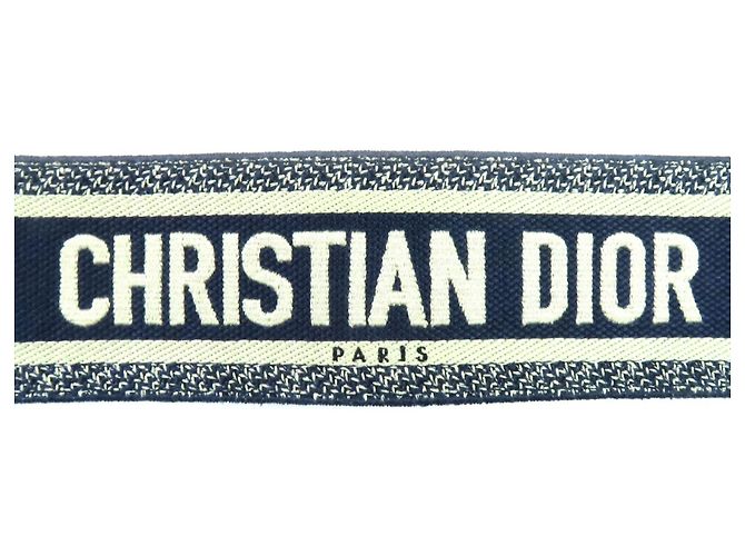Christian Dior Gürtel aus Canvas mit gesticktem Logo - Ansicht 8