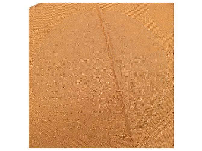 Hermès Stola in cashmere e seta New Libris Losange GM HERMES Marrone - vista 5