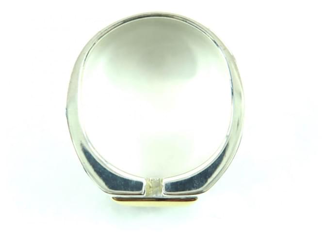 Ring Anello secchiello vintage Hermès Argento D'oro - vista 6