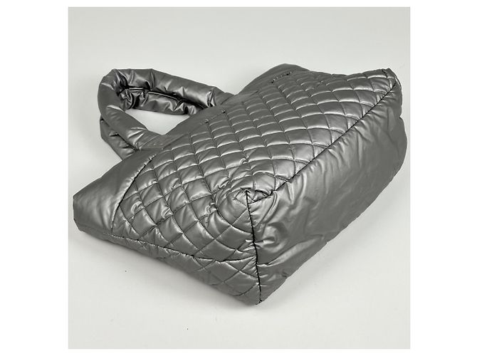 Chanel Coco Cocoon Medium Tote Bag Silber - Ansicht 2