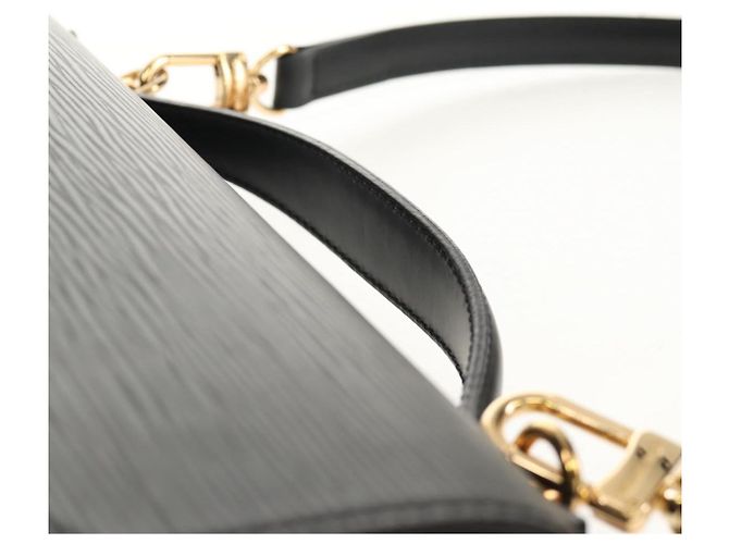 LOUIS VUITTON Borsa a Mano Epi Monceau 28 Nera M52122 LV Auth mr1592V Nero - vista 15