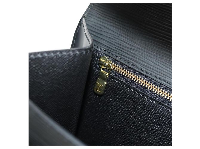 LOUIS VUITTON Borsa a Mano Epi Monceau 28 Nera M52122 LV Auth mr1592V Nero - vista 30
