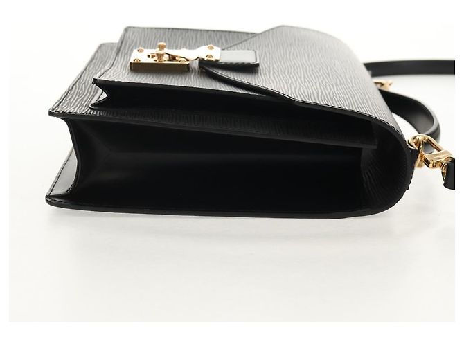 LOUIS VUITTON Borsa a Mano Epi Monceau 28 Nera M52122 LV Auth mr1592V Nero - vista 4