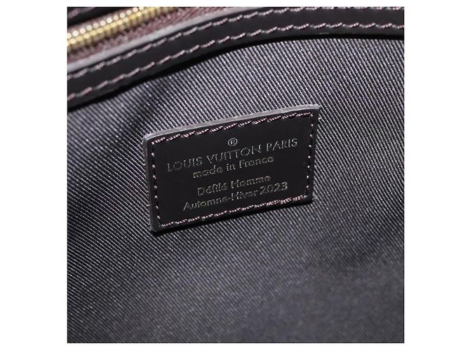 LOUIS VUITTON LV Portrait Keepall Bandouliere 55 Borsa Marrone M46677 Auth 86022SM - vista 11