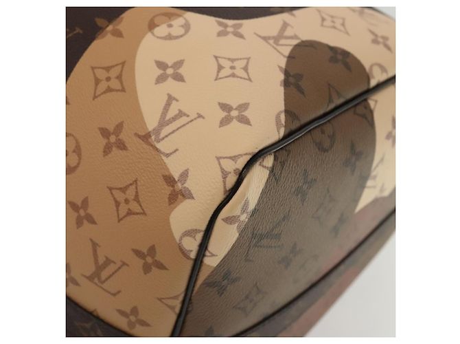 LOUIS VUITTON LV Portrait Keepall Bandouliere 55 Borsa Marrone M46677 Auth 86022SM - vista 14