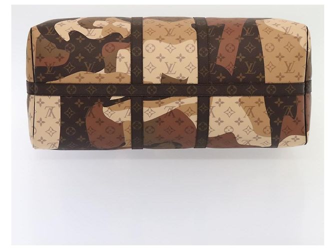LOUIS VUITTON LV Portrait Keepall Bandouliere 55 Borsa Marrone M46677 Auth 86022SM - vista 5