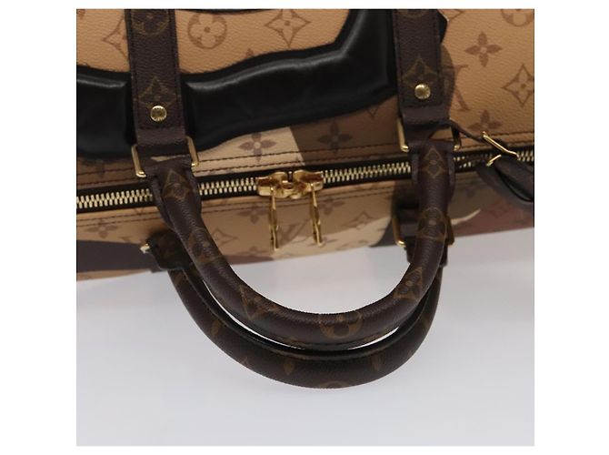 LOUIS VUITTON LV Portrait Keepall Bandouliere 55 Borsa Marrone M46677 Auth 86022SM - vista 7