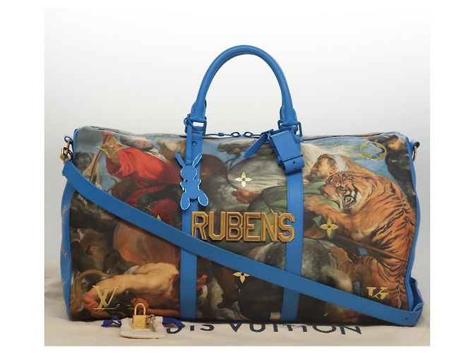 Borsa Keepall Bandoulière 50 della collezione Masters LOUIS VUITTON M43344 Auth 107059SM Monogramma - vista 12