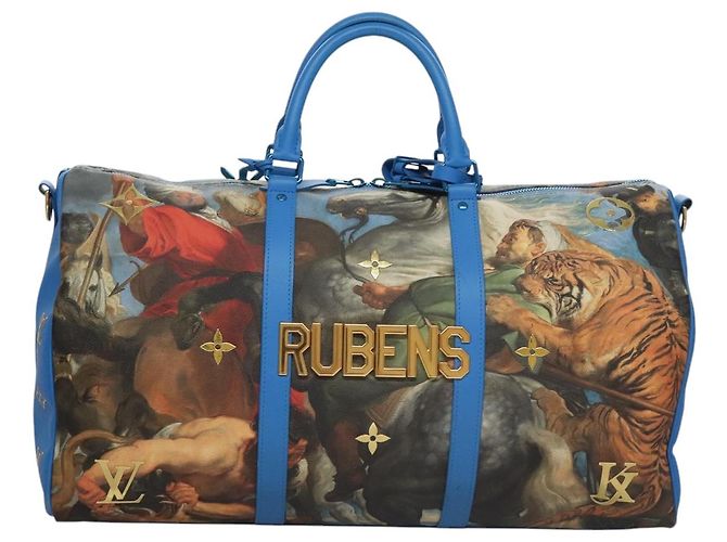 Borsa Keepall Bandoulière 50 della collezione Masters LOUIS VUITTON M43344 Auth 107059SM Monogramma - vista 13