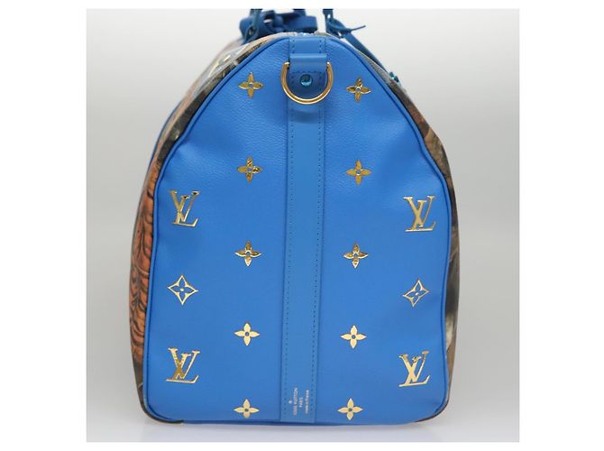 Borsa Keepall Bandoulière 50 della collezione Masters LOUIS VUITTON M43344 Auth 107059SM Monogramma - vista 4