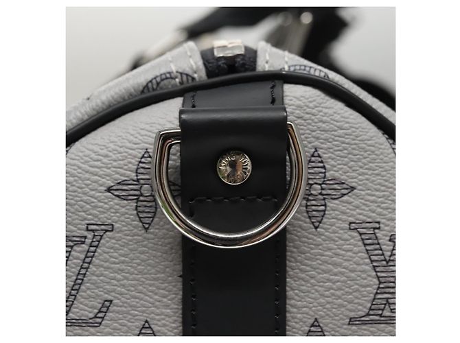 LOUIS VUITTON Monogram Savanna Keepall Bandouliere 45 Borsa M54130 LV Auth 92978SM Marrone - vista 19