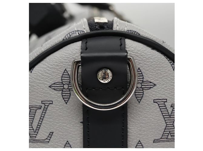 LOUIS VUITTON Monogram Savanna Keepall Bandouliere 45 Borsa M54130 LV Auth 92978SM Marrone - vista 20
