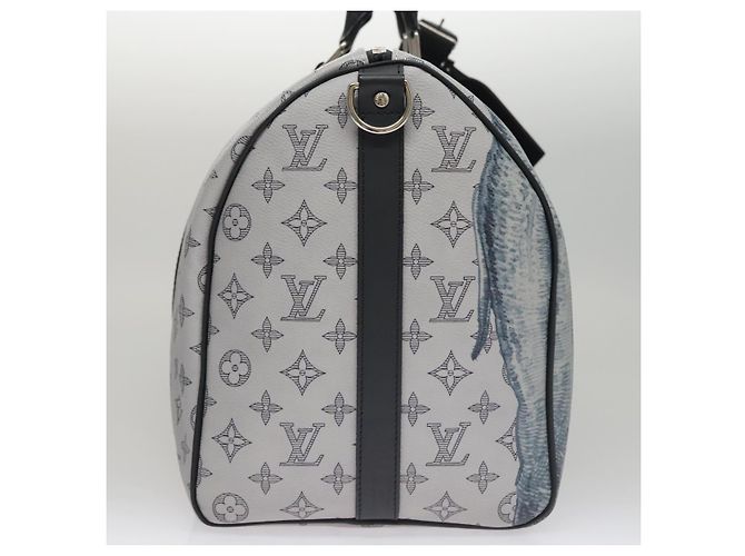 LOUIS VUITTON Monogram Savanna Keepall Bandouliere 45 Borsa M54130 LV Auth 92978SM Marrone - vista 4