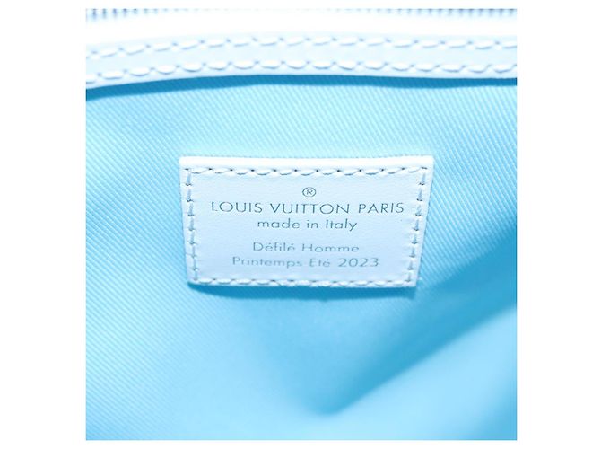 LOUIS VUITTON Borsa Keepall Bandoulière 50 Monogram Comics M21863 Auth LV 95131SM Bianco - vista 10