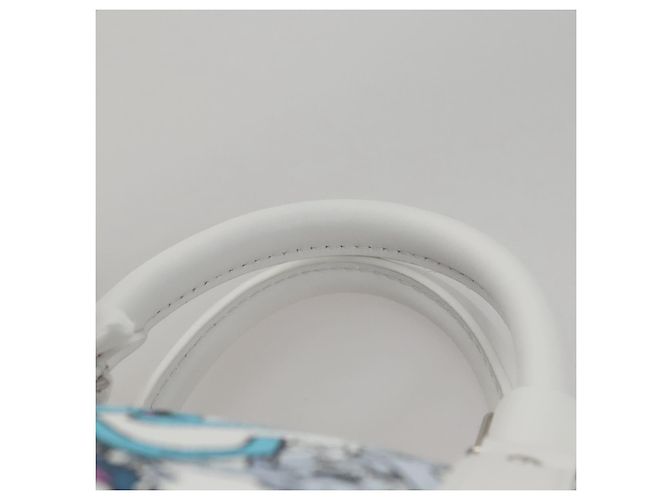 LOUIS VUITTON Borsa Keepall Bandoulière 50 Monogram Comics M21863 Auth LV 95131SM Bianco - vista 8