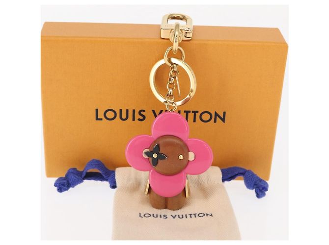 LOUIS VUITTON Porte Cre Vivienne Charm metal Rosa M67298 LV Auth 157421SAM - vista 11