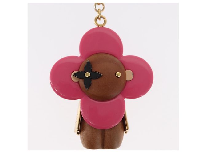 LOUIS VUITTON Porte Cre Vivienne Charm metal Rosa M67298 LV Auth 157421SAM - vista 3