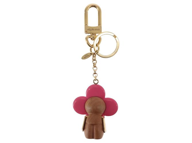 LOUIS VUITTON Porte Cre Vivienne Charm metal Rosa M67298 LV Auth 157421SAM - vista 6